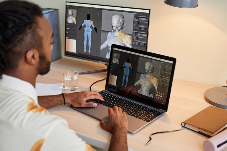Computer workstation setup for professional animation courses in Nairobi