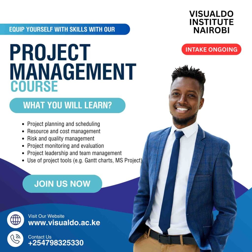 Hands-on project management training session with real-world case studies.